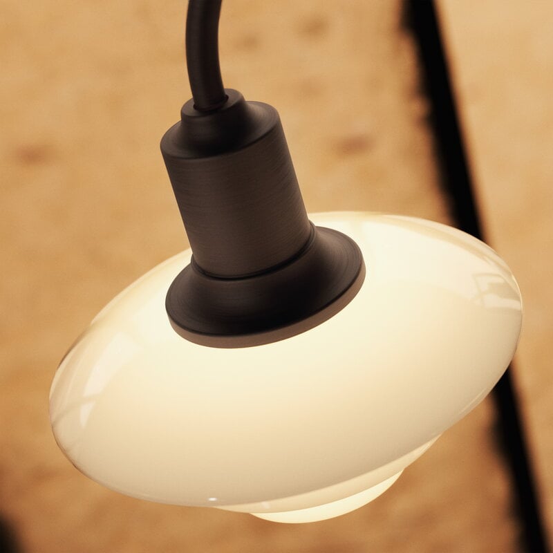 Louis Poulsen PH 1/1 Chandelier 3, Centenary Edition, gealtertes Messing - Terrakotta, dekorationsbild