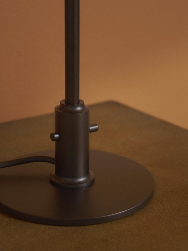 Louis Poulsen PH 3/2 table lamp, Centenary Edition, aged brass - amber - opal white, decoration image