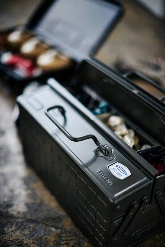 Toyo Steel ST-350 Cantilever toolbox, black, decoration image