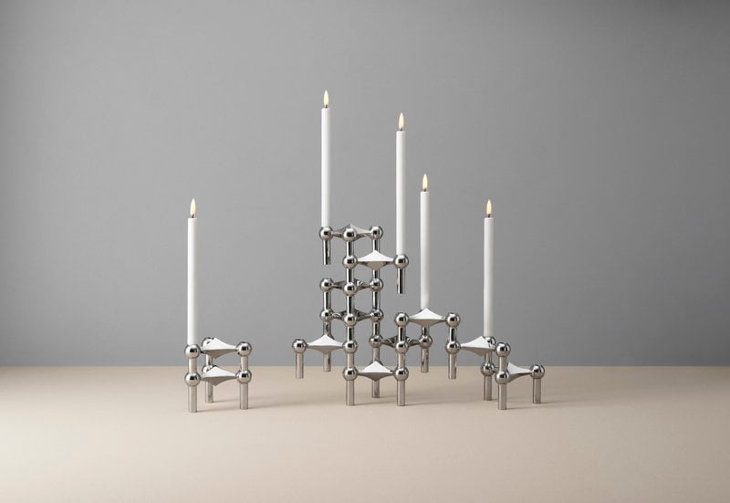 escort Uitscheiden zeewier STOFF Copenhagen STOFF Nagel candleholder, set of 3, chrome | Finnish  Design Shop