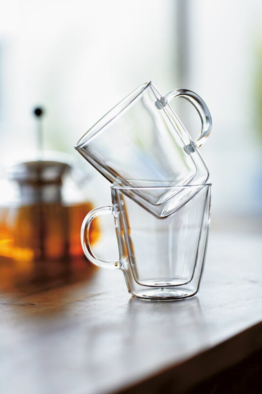 Bodum Bistro doublewall mug, 0,3 L, 2 pcs, clear, decoration image