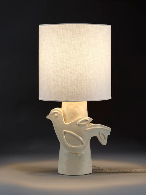 Serax Lámpara de mesa Paloma, blanca, imagen de decoración