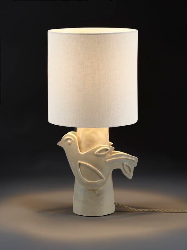Serax Lámpara de mesa Paloma, blanca, imagen de decoración