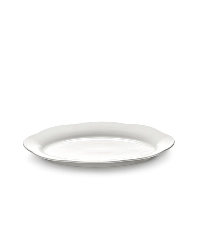 Serax Silhouette deep oval plate, L, 30 cm, white, view 5