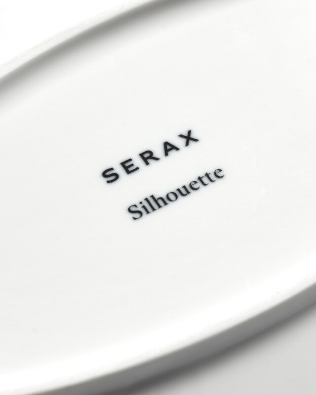 Serax Silhouette deep oval plate, L, 30 cm, white, view 8