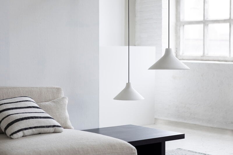 Serax Lampada a sospensione Seam, L, bianco, immagine decorativa