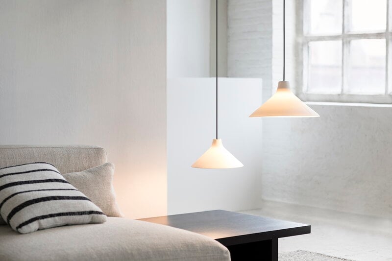 Serax Lampada a sospensione Seam, L, bianco, immagine decorativa