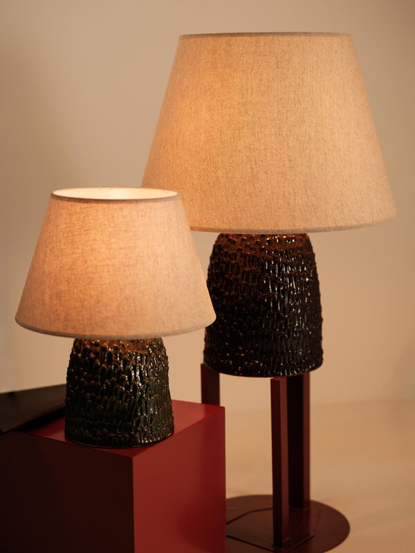 Serax Tronco table lamp, M, green, decoration image