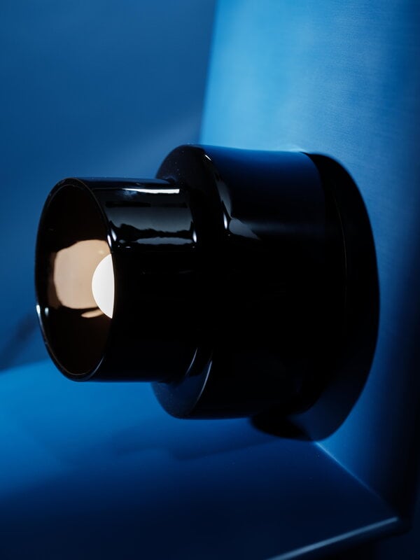 Serax Lampe de table Pillar, noir, image décorative