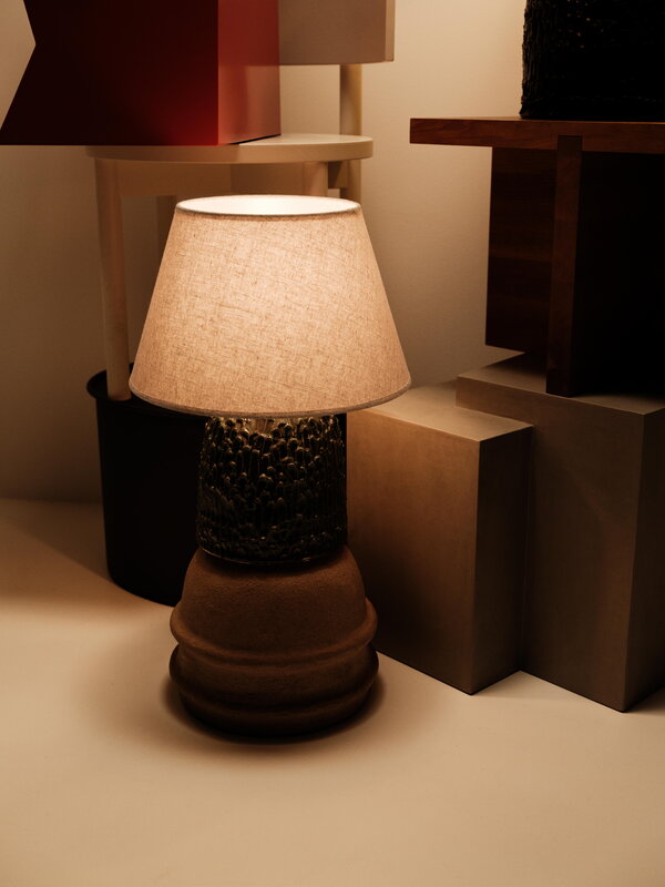 Serax Tronco table lamp, M, green, decoration image