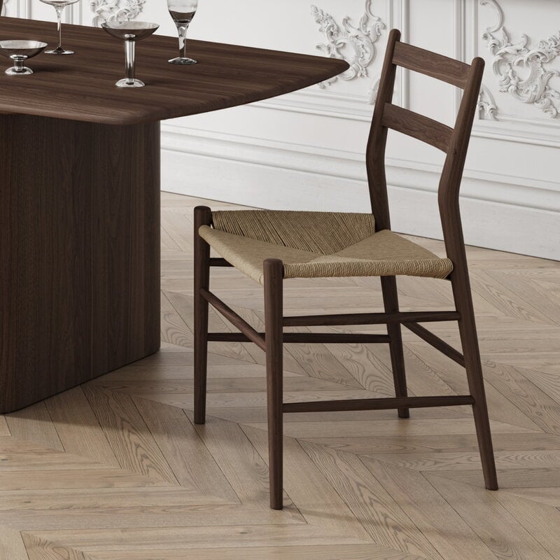 Sibast No 7 dining table, rectangular, 200 x 95 x 74 cm, walnut, decoration image
