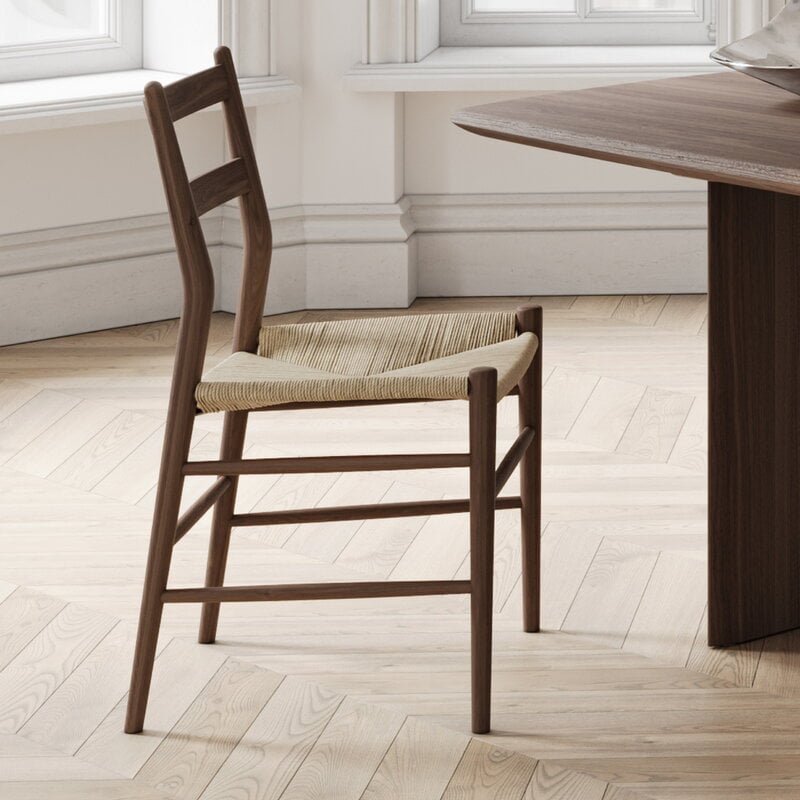 Sibast No 7 dining table, rectangular, 200 x 95 x 74 cm, walnut, decoration image