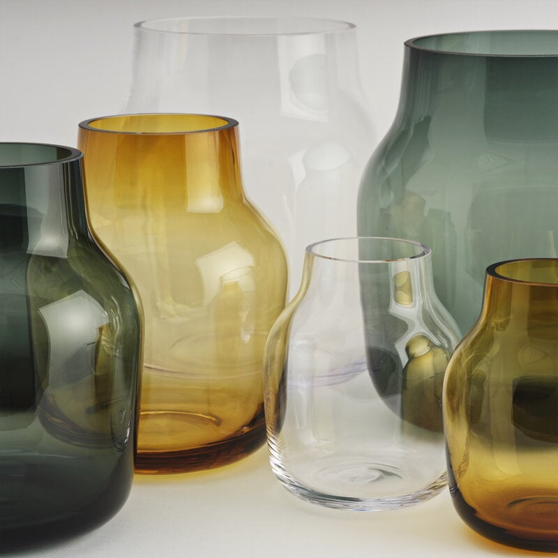 Muuto Silent vase, 11 cm, clear, decoration image