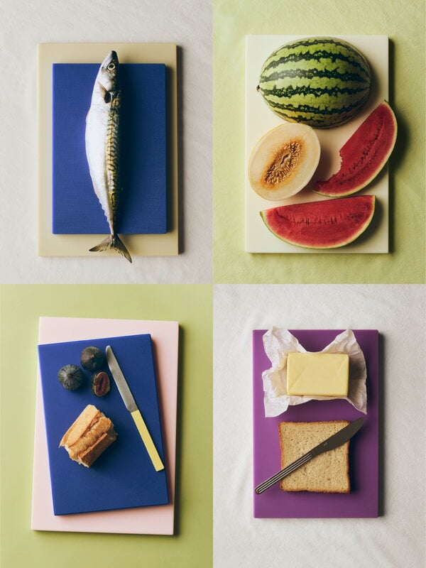 HAY Planche à découper Slice, L, rose bébé, image décorative