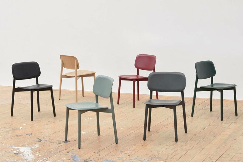 Reusachtig bang gebied HAY Soft Edge 60 chair, soft black | Finnish Design Shop