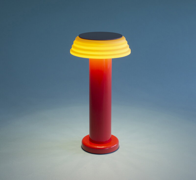 Sowden PL1 portable table lamp, red | Finnish Design Shop