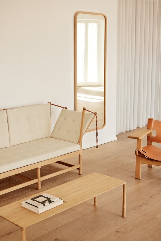 Fredericia Piloti Wood sohvapöytä, 120 x 39 x 35 cm, vaalea öljytty tammi, näkymä 7