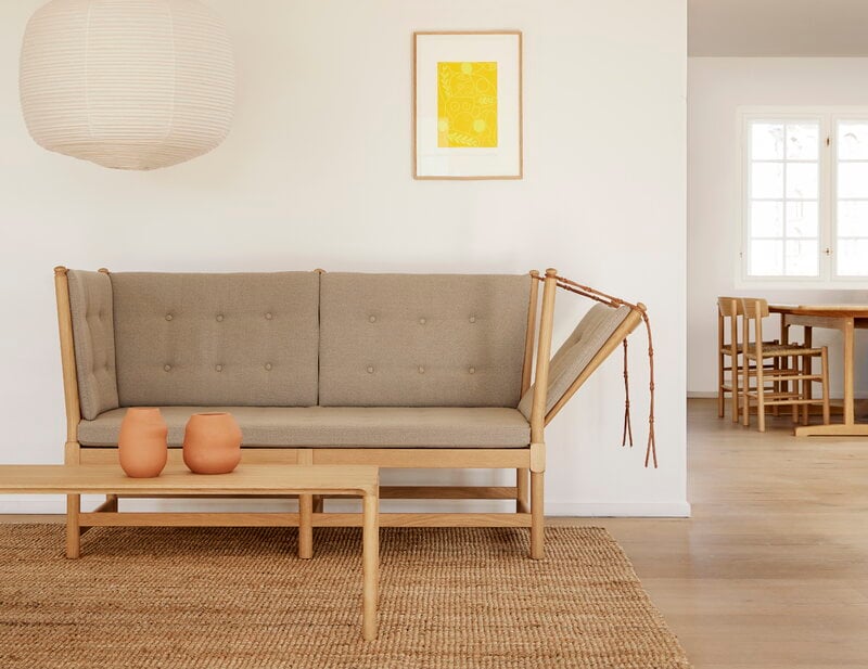Fredericia Piloti Wood sohvapöytä, 120 x 39 x 35 cm, vaalea öljytty tammi, näkymä 6