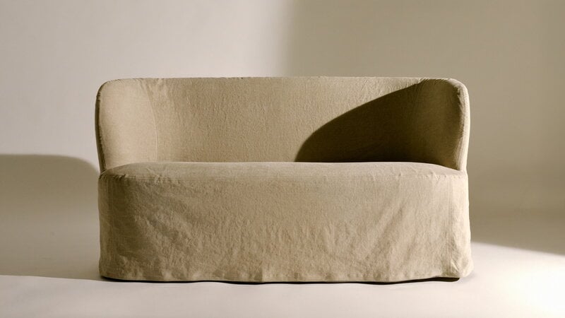 GUBI Stay Slipcover sofa, 150 x 70 cm, linen 0023, view 6