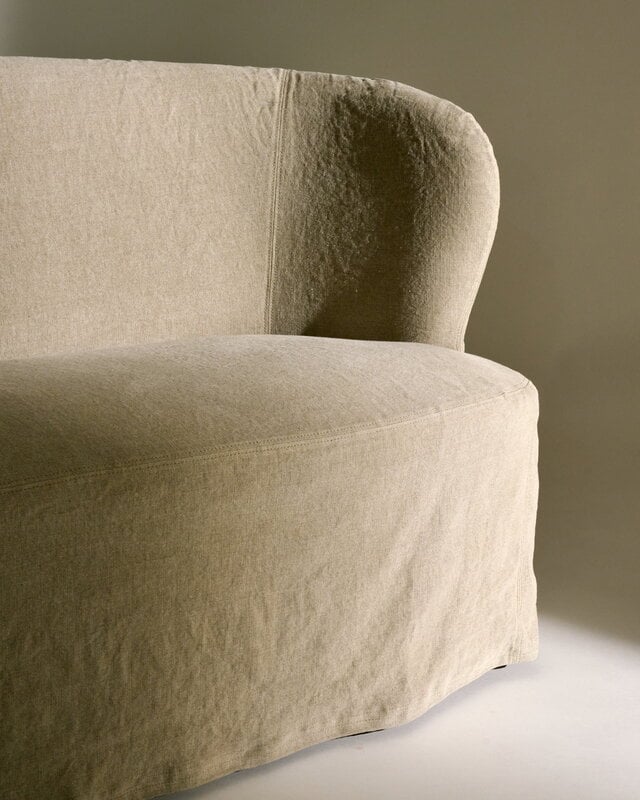 GUBI Stay Slipcover sofa, 150 x 70 cm, linen 0023, view 4