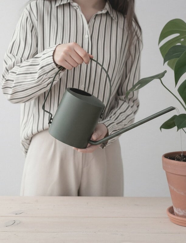 Stelton Original watering can, 1,7 L, soft dark forest, view 3