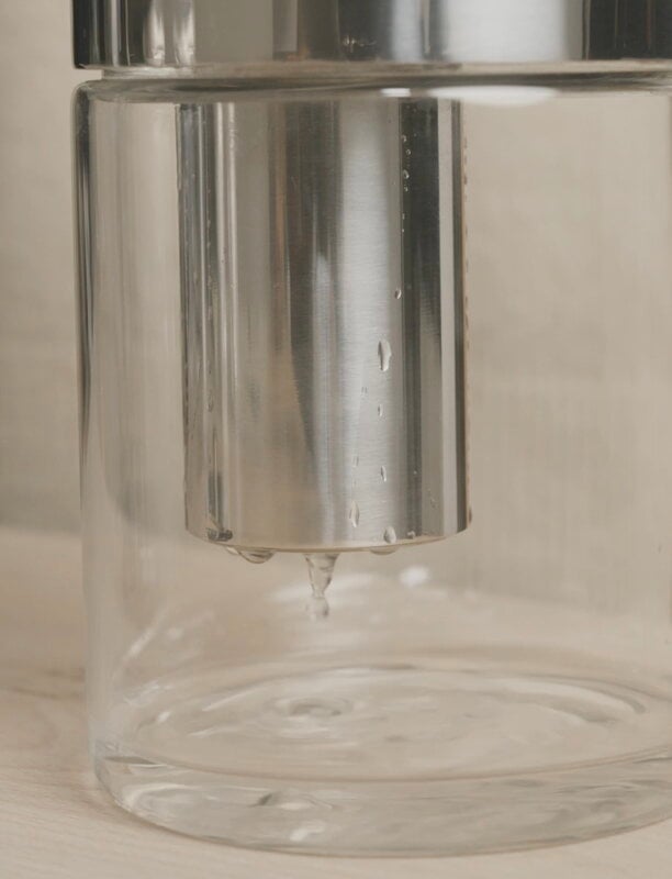Stelton Brus water filter jug, 1,6 L, steel, decoration image