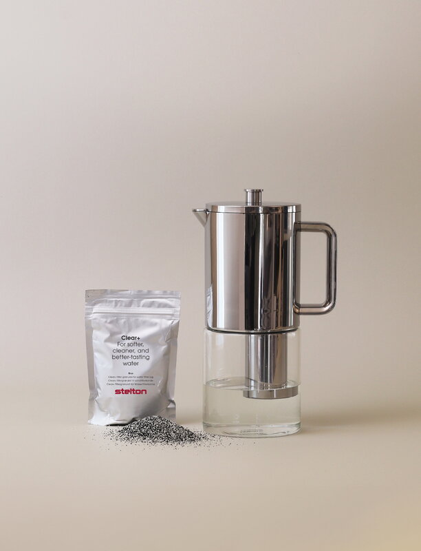 Stelton Brus Clear+ filter granules, refill, 3-pack, decoration image