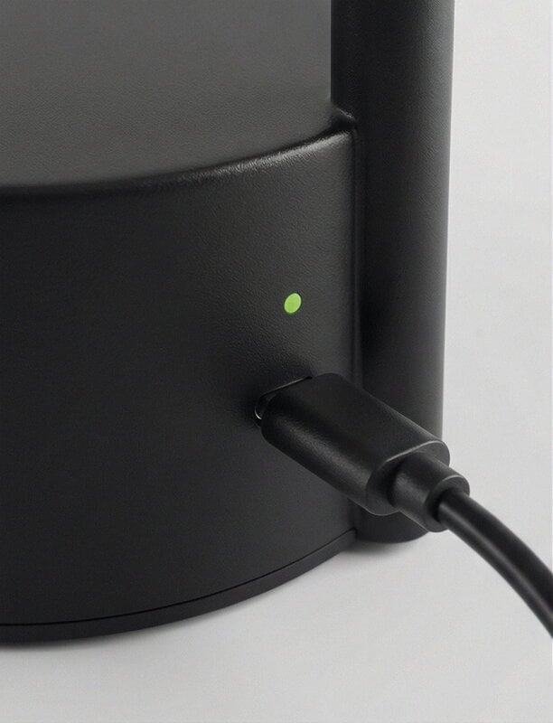 Stelton Vinkel LED portable lamp, black, view 2