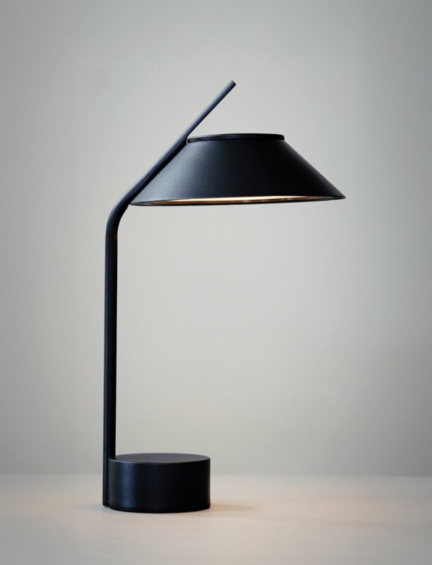 Stelton Vinkel LED portable lamp, black, view 3