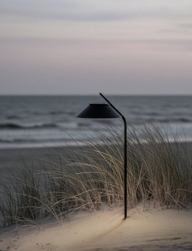 Stelton Vinkel LED Solar lamp, black, view 2