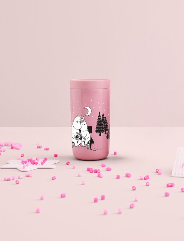 Stelton To Go Click Thermobecher, 0,2 l, I Love You, dekorationsbild
