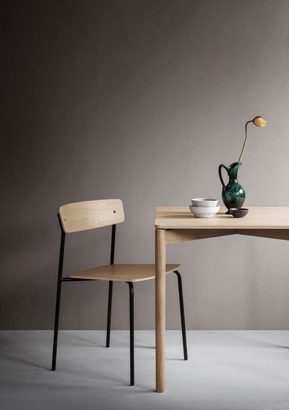 TAKT T01 Cross chair, tube, oak, view 2
