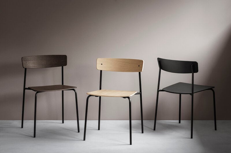 TAKT T01 Cross chair, tube, black oak, view 6
