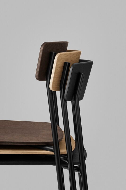TAKT T01 Cross chair, tube, black oak, view 11