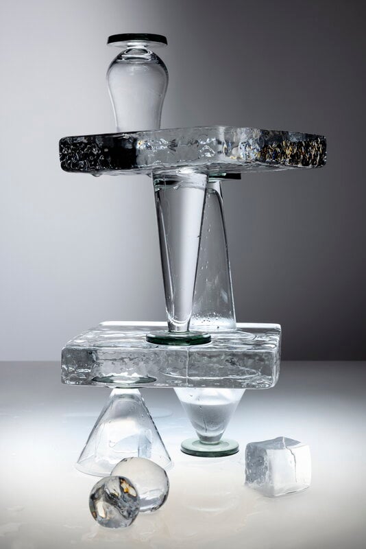 Tom Dixon Puck flute glass, 2 pcs, decoration image