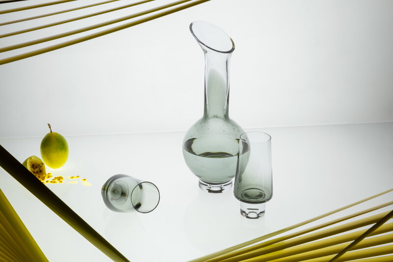 Tom Dixon Tank Highball-Glas, 2 Stk., schwarz, dekorationsbild