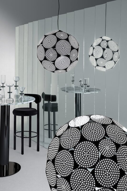 Tom Dixon Puck shottilasi, 4 kpl, sisustuskuva