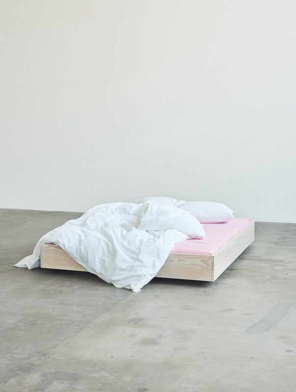 Tekla Single Duvet Cover 150 X 210 Cm, Grey Pink And White Single Bedding