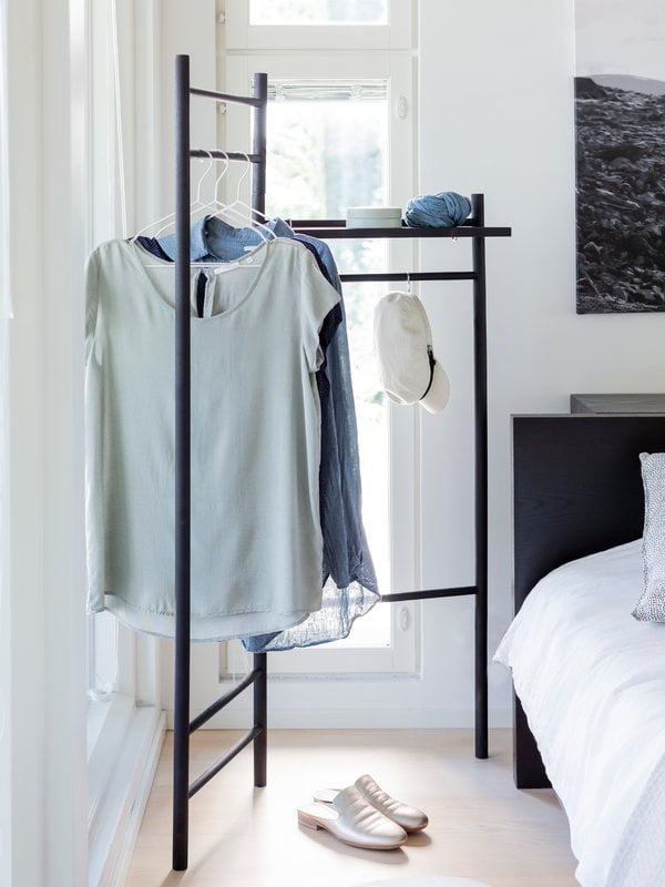 Verso Design Tikas clothes rack, black | Finnish Design Shop