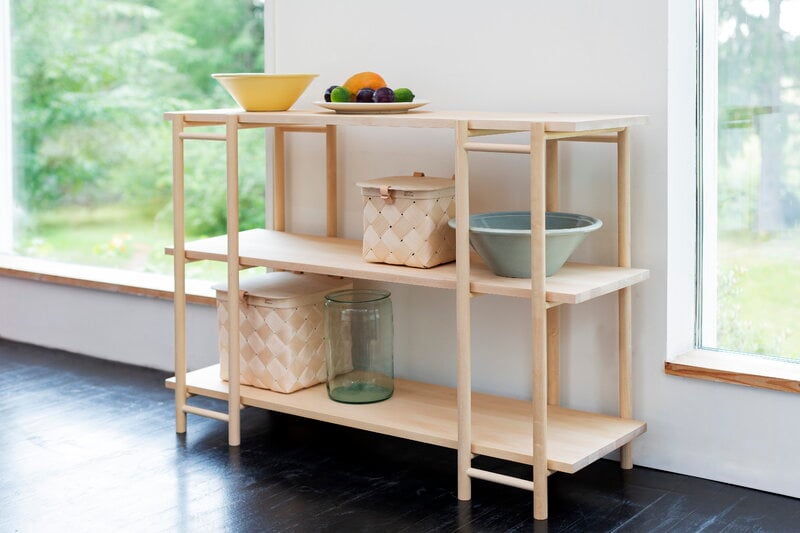 Verso Design Tikas shelf, high, 120 cm, birch, view 2