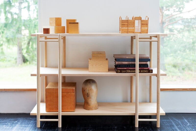 Verso Design Tikas shelf, high, 120 cm, birch, view 3