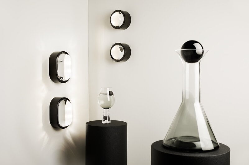 Tom Dixon Tank bicchiere da vino, 2 pz, nero, immagine decorativa