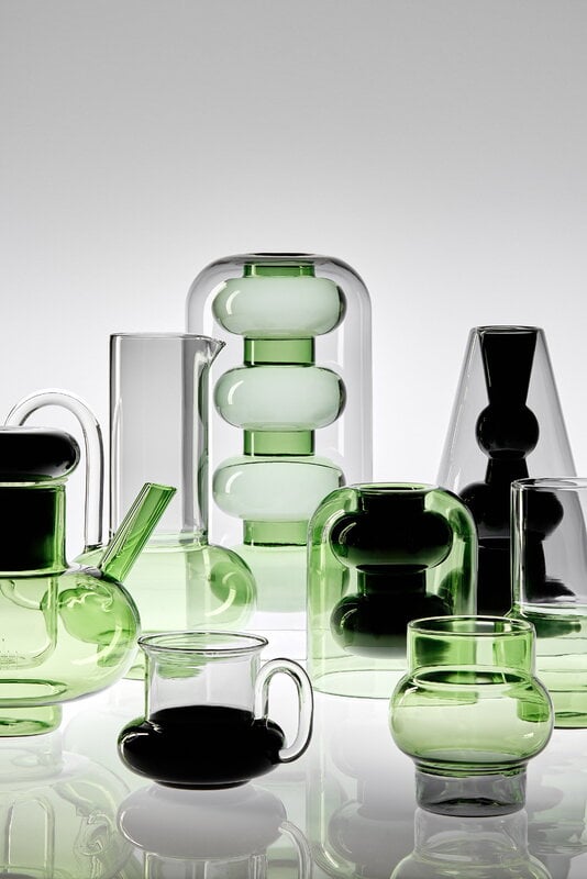 Tom Dixon Bump teekuppi, 2 kpl,  musta, sisustuskuva