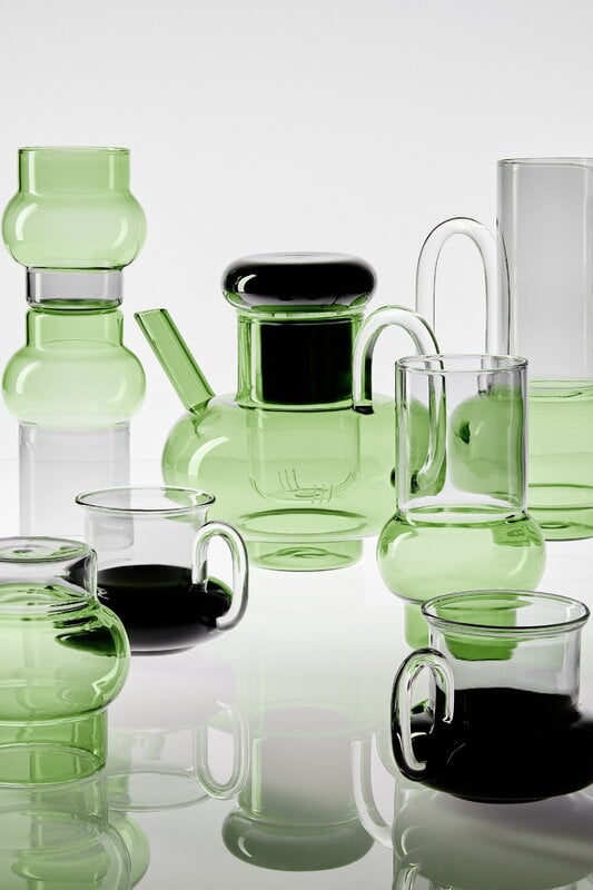 Tom Dixon Bump teapot, green, decoration image