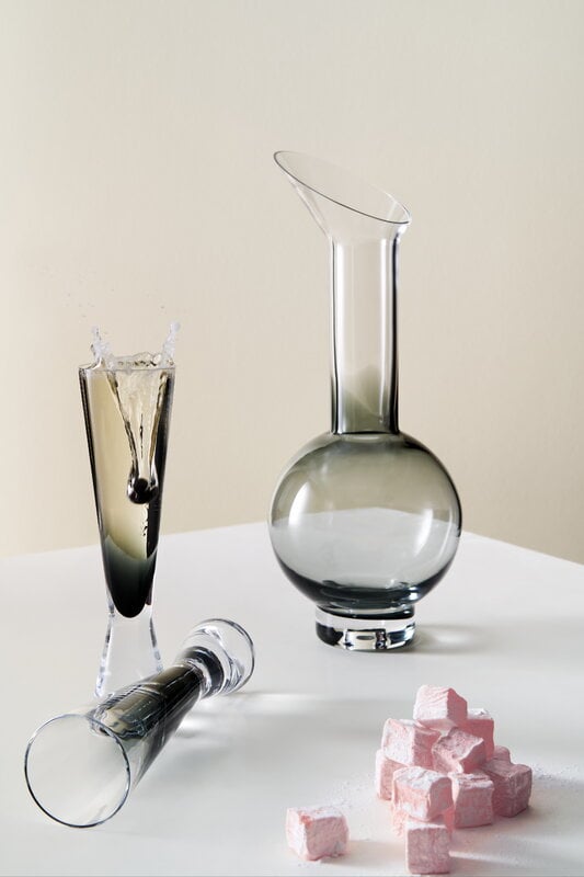 Tom Dixon Tank Champagnerglas, 2 Stk., schwarz, dekorationsbild