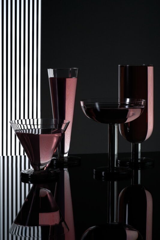 Tom Dixon Puck flute glass, 2 pcs, decoration image