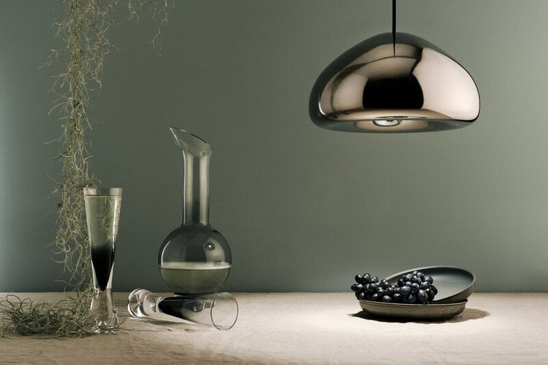 Tom Dixon Tank Champagnerglas, 2 Stk., schwarz, dekorationsbild