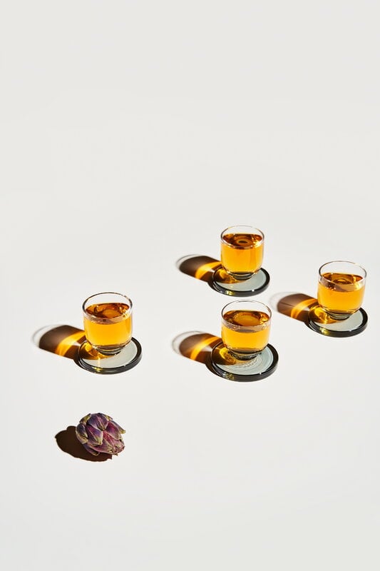 Tom Dixon Puck shottilasi, 4 kpl, sisustuskuva