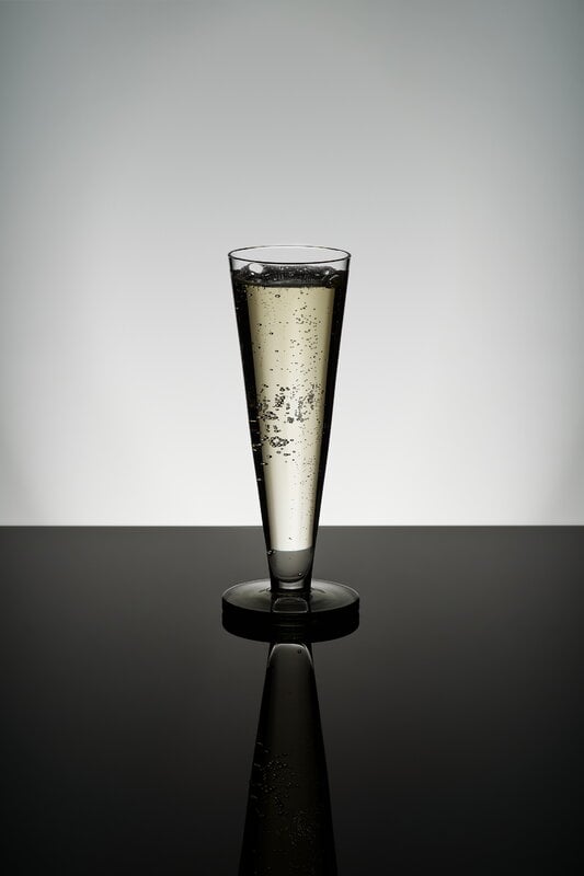 Tom Dixon Puck flute glass, 2 pcs, decoration image