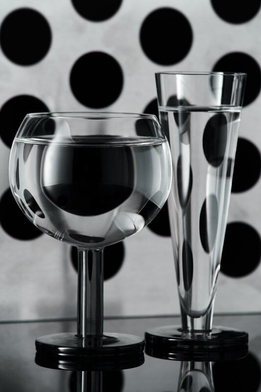 Tom Dixon Puck flute glass, 2 pcs, decoration image